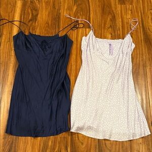 PINK Victoria's Secret Navy and Light Purple Mini Dresses